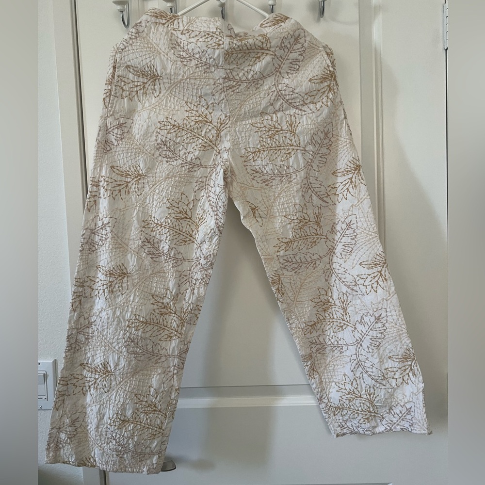 Zara Kids Casual Bottoms in White and Brown